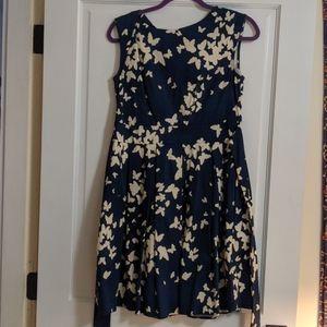 Butterfly skater dress